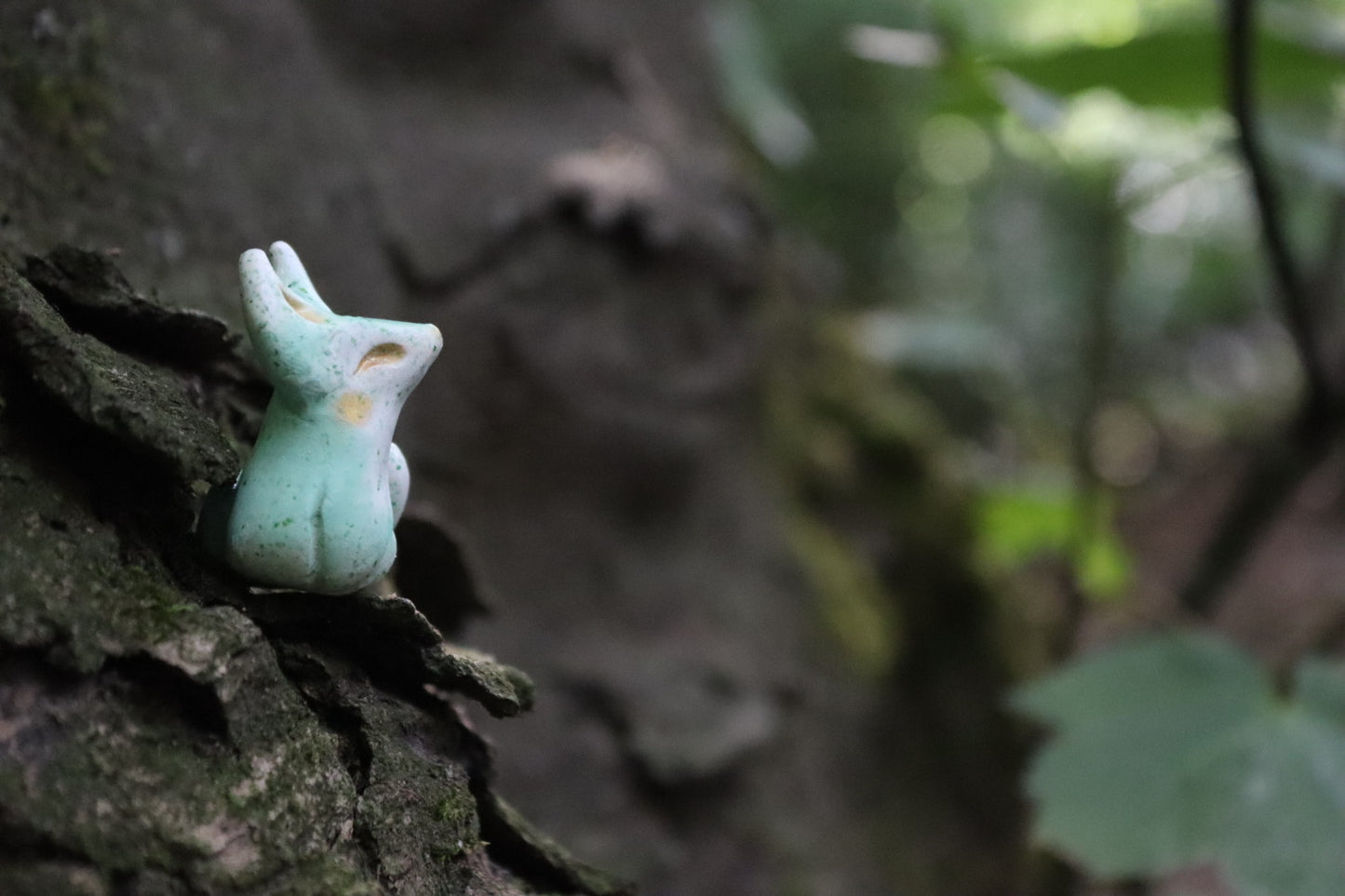 Tiny Forest Fox — Handcrafted Miniature | Enchanted Woodland Figurine