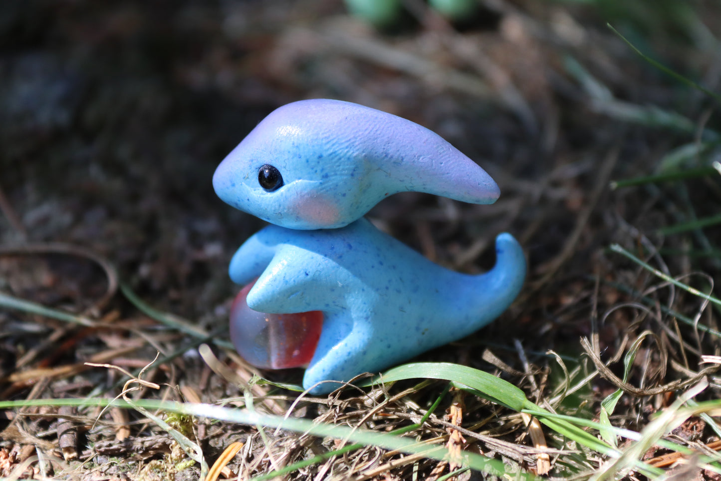 Pocket Parasaurolophus Companions - Small Sculptures