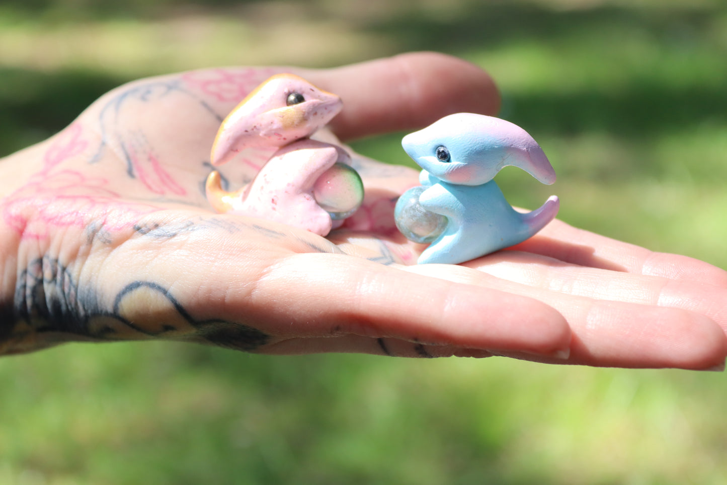 Pocket Parasaurolophus Companions - Small Sculptures