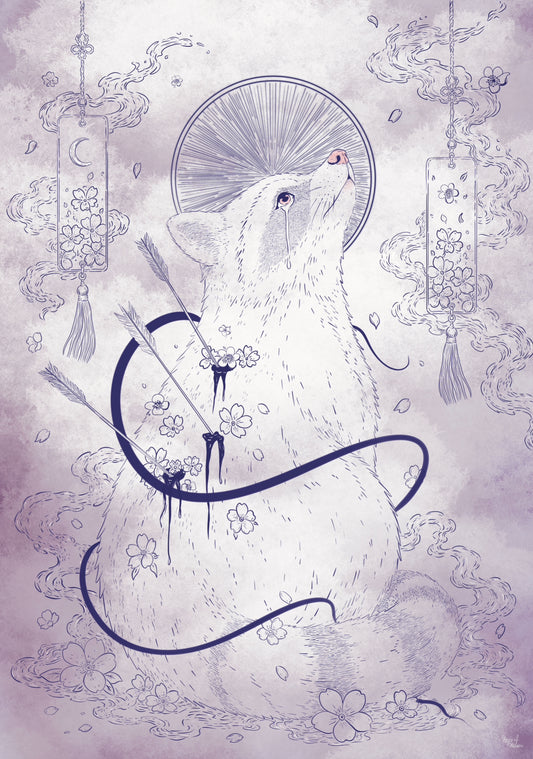 Lost in the Lavendar -  Art Print